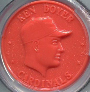 1960 Armour Coins Ken Boyer # Baseball Card