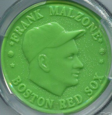 1960 Armour Coins Frank Malzone #13B Baseball Card