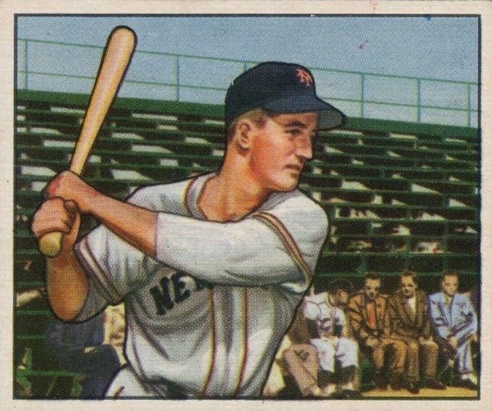 1950 Bowman Don Mueller #221 Baseball Card