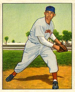 1950 Bowman Howard Fox #80 Baseball Card