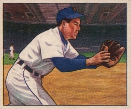 1950 Bowman Eddie Lake #240 Baseball Card
