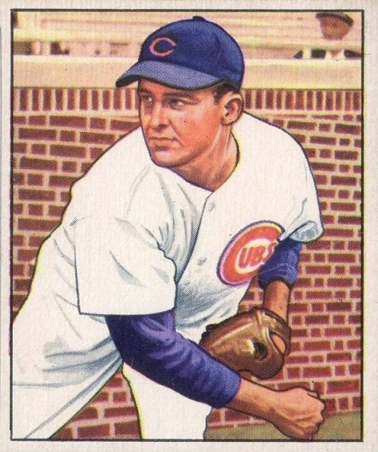 1950 Bowman Doyle Lade #196 Baseball Card