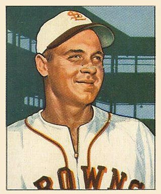 1950 Bowman Ken Wood #190 Baseball Card