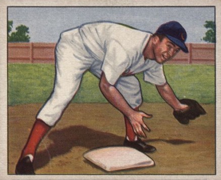 1950 Bowman Virgil (Red) Stallcup #116 Baseball Card