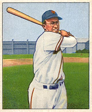 1950 Bowman Bill Rigney #117 Baseball Card