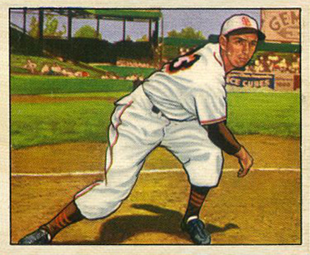 1950 Bowman Cliff Fannin #106 Baseball Card