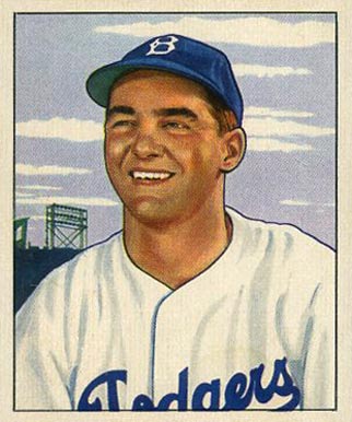 1950 Bowman Rex Barney #76 Baseball Card