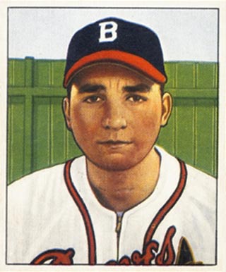 1950 Bowman Johnny Antonelli #74 Baseball Card