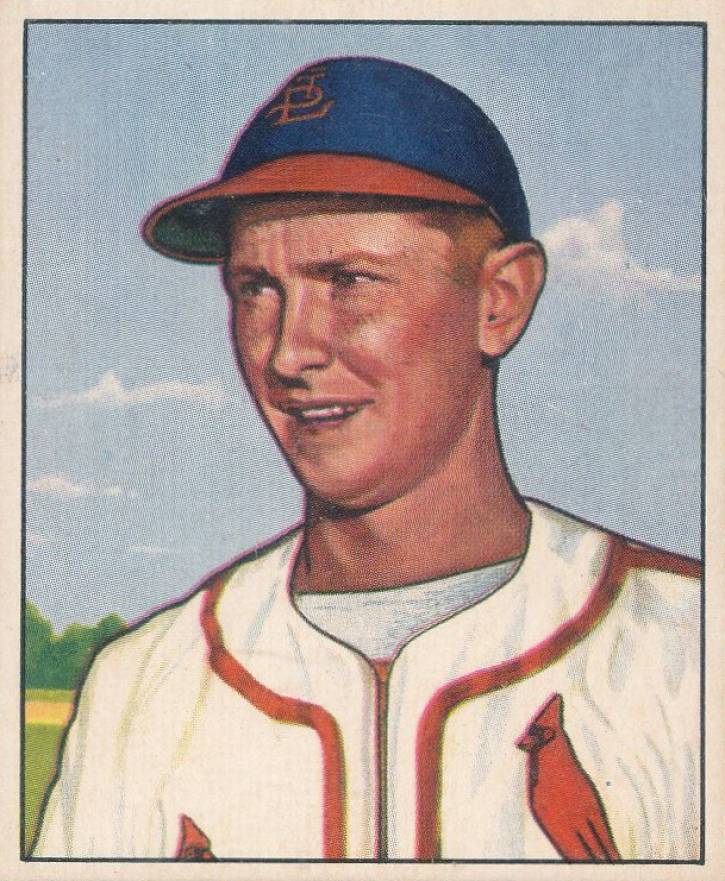 1950 Bowman Red Schoendienst #71 Baseball Card