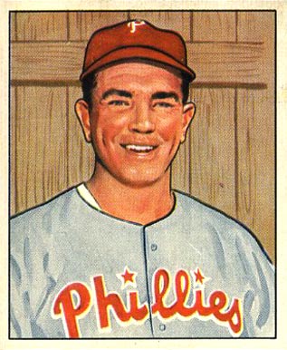 1950 Bowman Willie Jones #67 Baseball Card