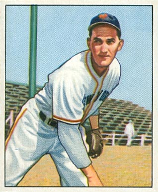 1950 Bowman Larry Jansen #66 Baseball Card