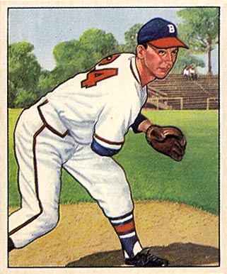 1950 Bowman Vernon Bickford #57 Baseball Card