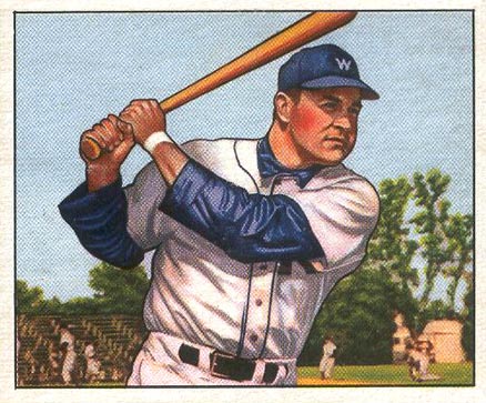 1950 Bowman Eddie Robinson #18 Baseball Card