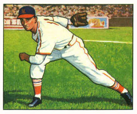 1950 Bowman Howie Pollet #72 Baseball Card