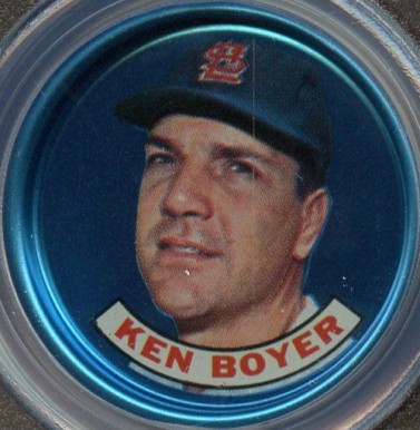 1965 Old London Coins Ken Boyer # Baseball Card
