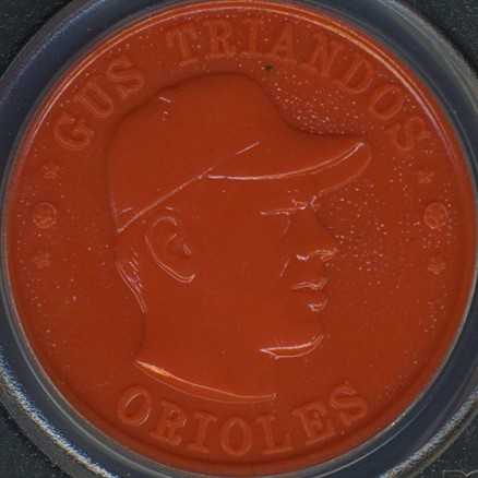 1959 Armour Coins Gus Triandos # Baseball Card