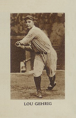 1929 Star Player Candy Lou Gehrig #32 Baseball Card