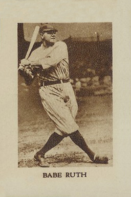 1929 Star Player Candy Babe Ruth #21 Baseball Card
