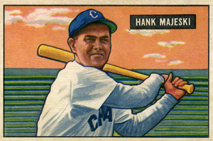 1951 Bowman Hank Majeski #12 Baseball Card