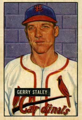 1951 Bowman Gerry Staley #121 Baseball Card