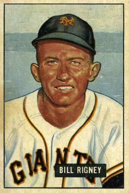 1951 Bowman Bill Rigney #125 Baseball Card