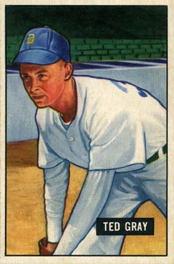 1951 Bowman Ted Gray #178 Baseball Card