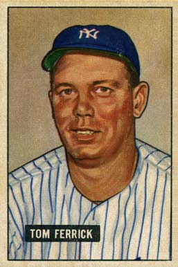 1951 Bowman Tom Ferrick #182 Baseball Card