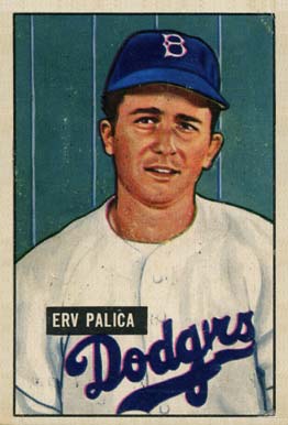 1951 Bowman Erv Palica #189 Baseball Card