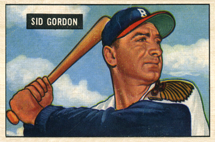 1951 Bowman Sid Gordon #19 Baseball Card