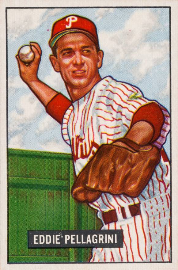 1951 Bowman Eddie Pellagrini #292 Baseball Card