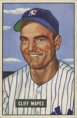 1951 Bowman Cliff Mapes #289 Baseball Card