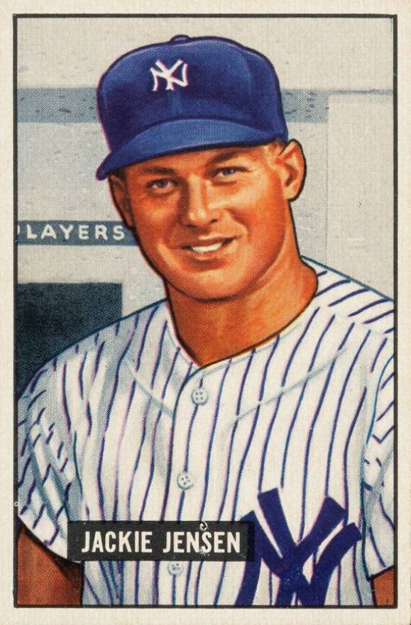 1951 Bowman Jackie Jensen #254 Baseball Card