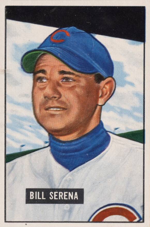1951 Bowman Bill Serena #246 Baseball Card