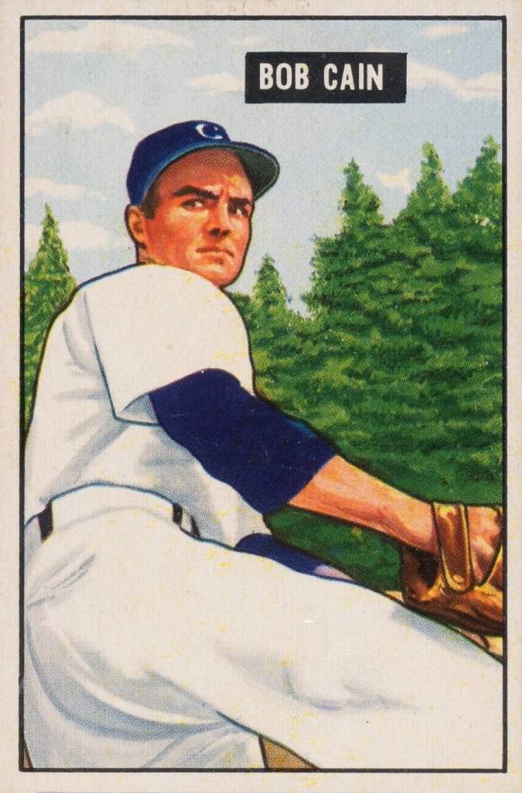 1951 Bowman Bob Cain #197 Baseball Card