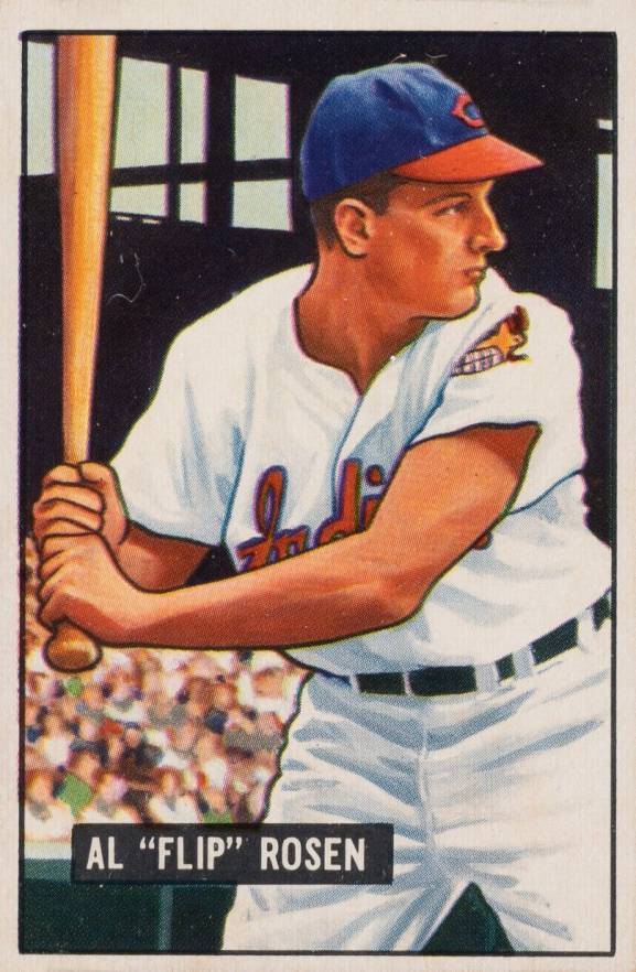 1951 Bowman Al Rosen #187 Baseball Card