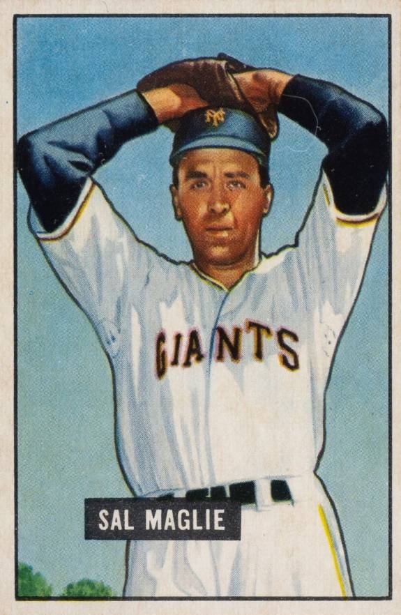 1951 Bowman Sal Maglie #127 Baseball Card