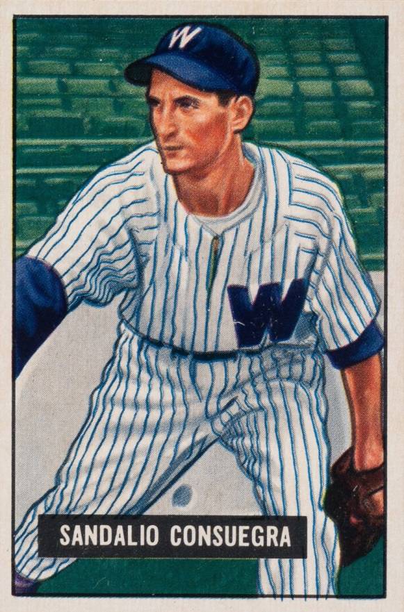 1951 Bowman Sandy Consuegra #96 Baseball Card