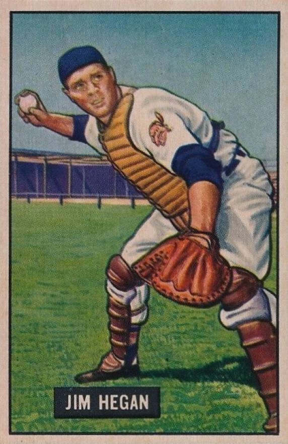 1951 Bowman Jim Hegan #79 Baseball Card