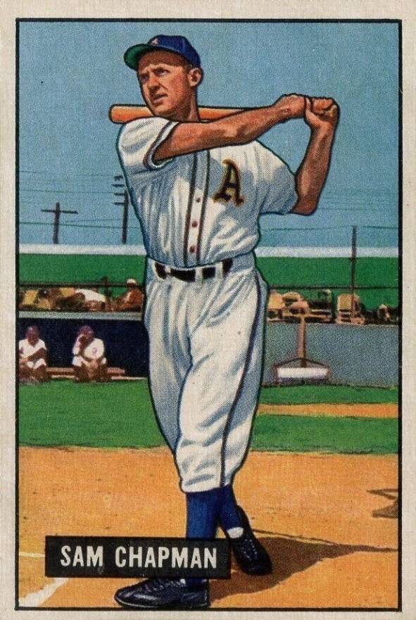 1951 Bowman Sam Chapman #9 Baseball Card