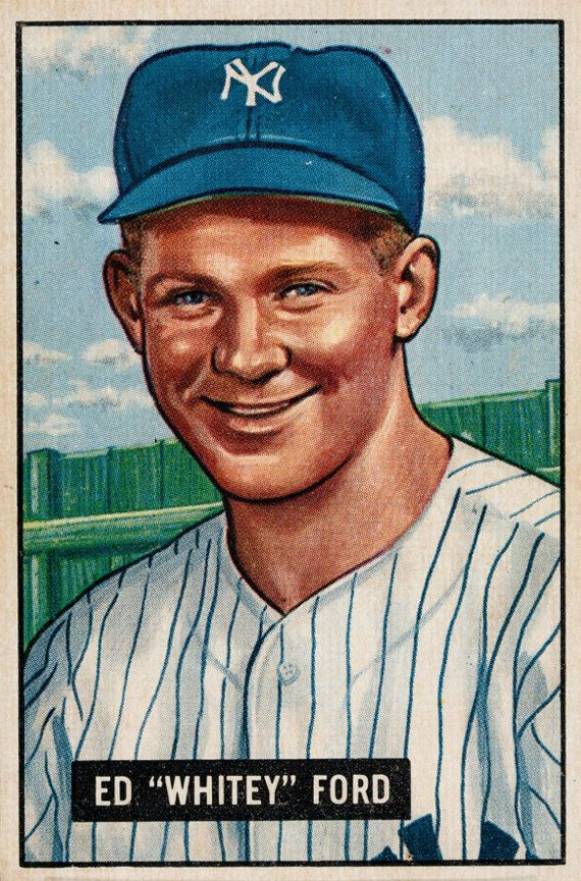 1951 Bowman Ed "Whitey" Ford #1 Baseball Card