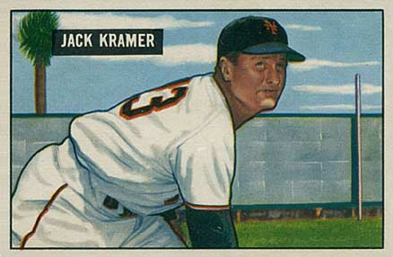 1951 Bowman Jack Kramer #200 Baseball Card