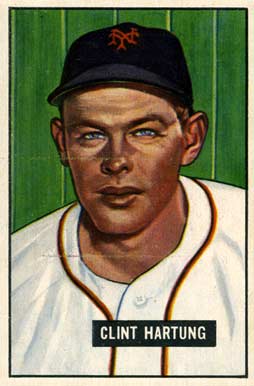 1951 Bowman Clint Hartung #234 Baseball Card
