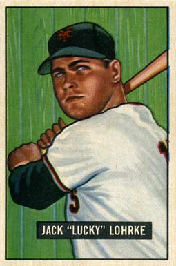 1951 Bowman Jack Lohrke #235 Baseball Card
