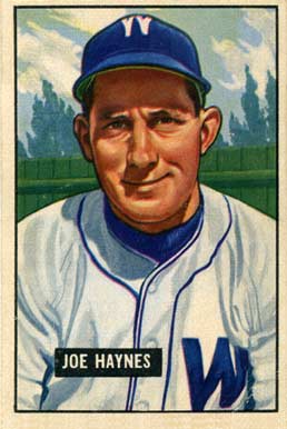 1951 Bowman Joe Haynes #240 Baseball Card