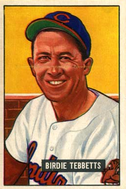 1951 Bowman Birdie Tebbetts #257 Baseball Card