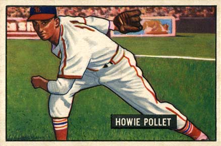 1951 Bowman Howie Pollet #263 Baseball Card