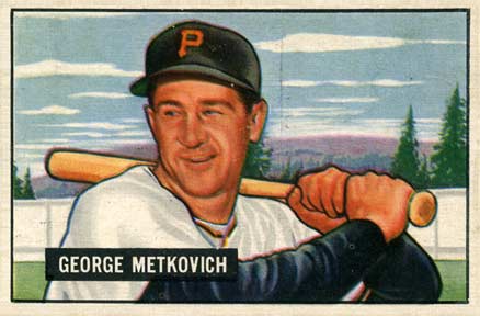 1951 Bowman George Metkovich #274 Baseball Card