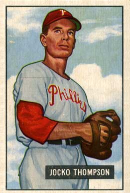 1951 Bowman Jocko Thompson #294 Baseball Card