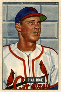 1951 Bowman Hal Rice #300 Baseball Card