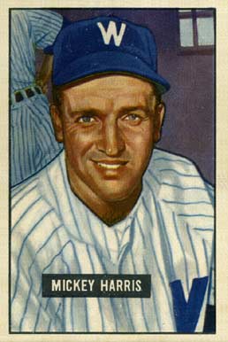 1951 Bowman Mickey Harris #311 Baseball Card
